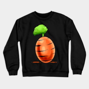 Easter Egg Painted As A Carrot. Easter Crewneck Sweatshirt